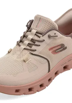 Pantofi sport SKECHERS gri, GLIDE-STEP PRO, din material textil imagine