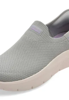 Pantofi sport SKECHERS gri, GO WALK FLEX, din material textil imagine