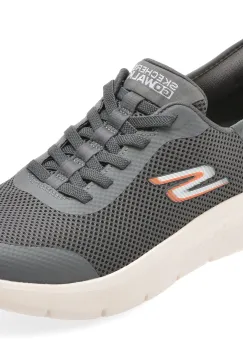 Pantofi sport SKECHERS gri, GO WALK FLEX, din material textil imagine