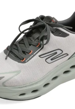 Pantofi sport SKECHERS gri, MAX CUSHIONING GLIDE-STEP, din material textil imagine