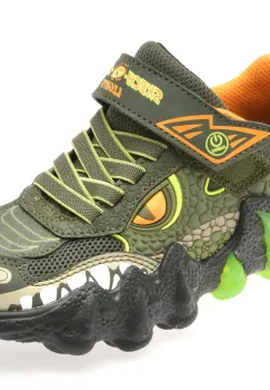 Pantofi sport SKECHERS kaki, 400121L, din piele ecologica imagine