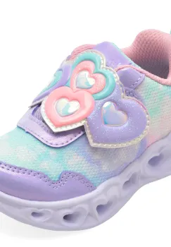 Pantofi sport SKECHERS mov, HEART LIGHTS, din material textil imagine