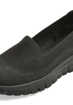 Pantofi sport SKECHERS negri, 100697, din material textil imagine