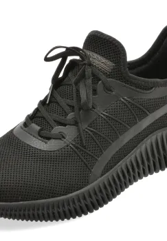 Pantofi sport SKECHERS negri, 117417, din material textil imagine