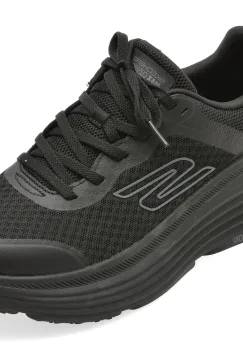 Pantofi sport SKECHERS negri, 129470, din material textil imagine