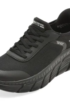 Pantofi sport SKECHERS negri, BOBS B FLEX HI, din material textil imagine