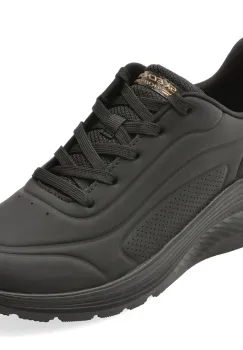 Pantofi sport SKECHERS negri, BOBS SQUAD WAVES, din piele ecologica imagine