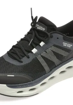 Pantofi sport SKECHERS negri, MAX CUSHIONING GLIDE-STEP, din material textil imagine