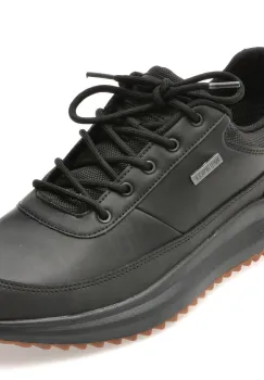 Pantofi sport SKECHERS negri, PARNELL, din piele naturala imagine