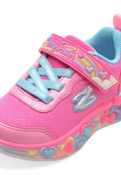 Pantofi sport SKECHERS roz, ETERNAL HEART LIGHTS, din material textil imagine