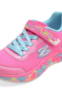 Pantofi sport SKECHERS roz, ETERNAL HEART LIGHTS, din material textil imagine