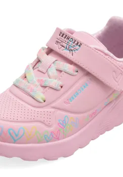 Pantofi sport SKECHERS roz, UNO LITE, din piele ecologica imagine