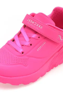 Pantofi sport SKECHERS roz, UNO LITE, din piele ecologica imagine