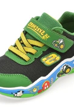 Pantofi sport SKECHERS verzi, 407065N, din material textil imagine