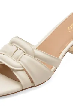 Papuci ALDO albi, 14190535, din piele ecologica imagine