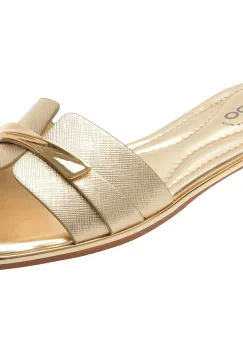 Papuci ALDO aurii, DARLINA 741, din piele ecologica imagine