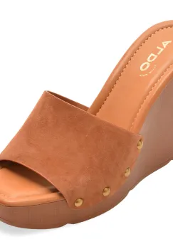 Papuci ALDO maro, 14298773, din piele intoarsa imagine