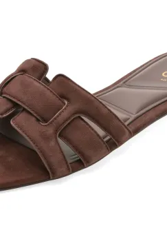 Papuci ALDO maro, 14298839, din piele intoarsa imagine