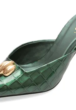 Papuci ALDO verzi, 14241490, din piele croco imagine