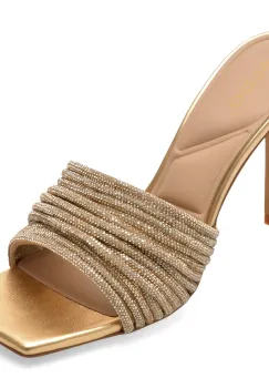 Papuci eleganti ALDO aurii, 13738915, din material textil imagine