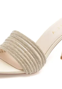 Papuci EPICA albi, 55876, din piele ecologica imagine