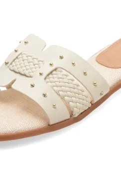 Papuci EPICA albi, 9136, din piele ecologica imagine