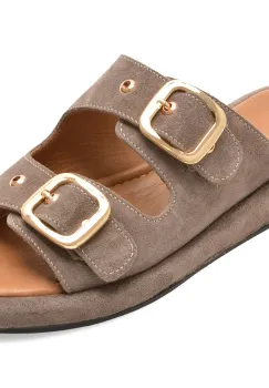 Papuci EPICA gri, 1001346, din piele intoarsa imagine