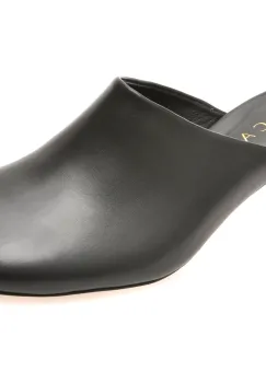 Papuci EPICA negri, 144471, din piele naturala imagine