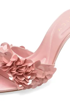 Papuci EPICA nude, TS759, din material textil imagine