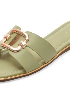 Papuci EPICA verzi, 82955, din piele ecologica imagine