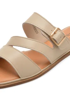 Papuci FLAVIA PASSINI bej, 9147, din piele naturala imagine