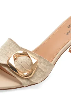 Papuci FLAVIA PASSINI bej, 9217, din material textil imagine