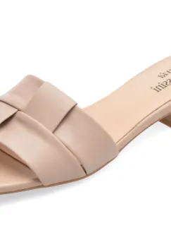 Papuci FLAVIA PASSINI bej, Q2652, din piele naturala imagine