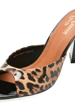 Papuci FLAVIA PASSINI maro, 1198704, din piele naturala lacuita imagine