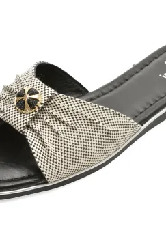 Papuci FLAVIA PASSINI negri, 9208, din material textil imagine