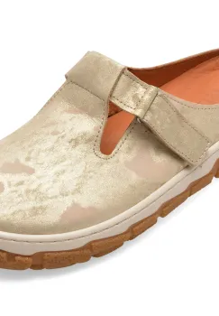 Papuci GRYXX aurii, BK30, din piele naturala imagine