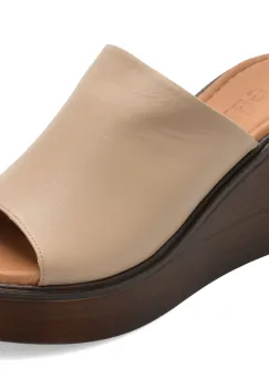 Papuci GRYXX bej, 1141700, din piele naturala imagine