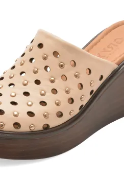 Papuci GRYXX bej, 1141743, din piele naturala imagine