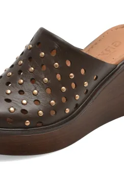 Papuci GRYXX maro, 1141743, din piele naturala imagine