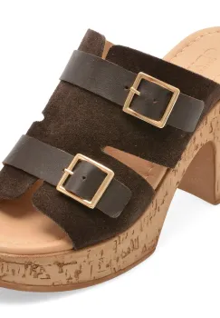 Papuci GRYXX maro, 1914207, din piele intoarsa imagine