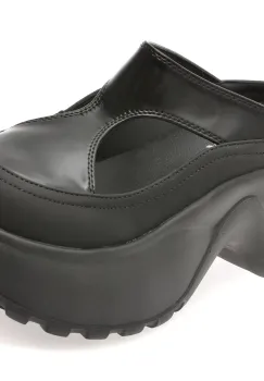 Papuci GRYXX negri, 6350, din piele naturala imagine