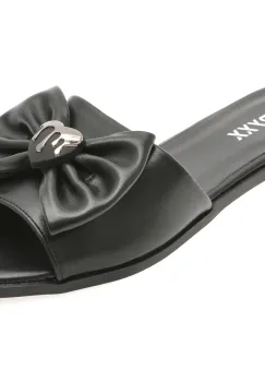 Papuci GRYXX negri, 82909, din piele ecologica imagine