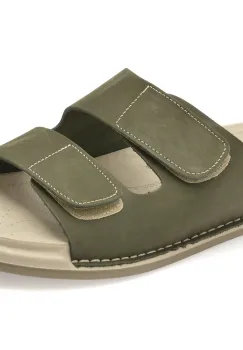 Papuci GRYXX verzi, UZ255, din nabuc imagine