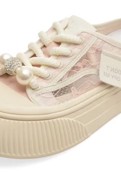 Papuci PASS COLLECTION roz, XA60012, din material textil imagine