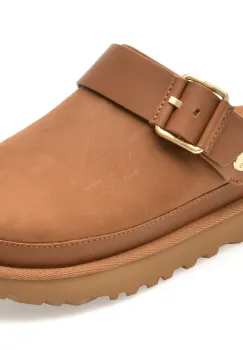 Papuci UGG maro, GOLDENSTAR VILLA CLOG, din nabuc imagine