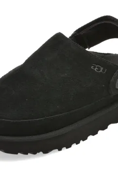 Papuci UGG negri, GOLDENSTAR CLOG, din piele intoarsa imagine