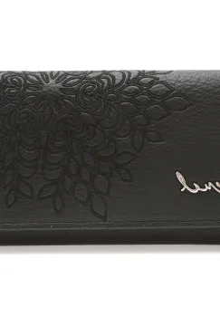 Portofel DESIGUAL negru, WAYP35, din piele ecologica imagine