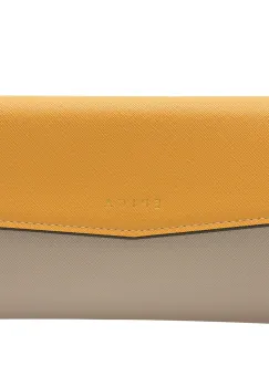 Portofel EPICA galben, 980025, din piele ecologica imagine