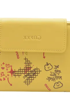 Portofel GRYXX galben, 2420117, din piele ecologica imagine