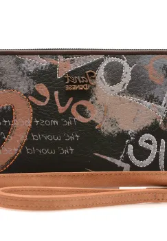 Portofel JANET DENESE multicolor, 3, din piele ecologica imagine